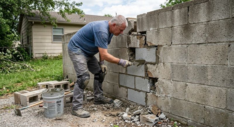 Block Wall Repair in Cleveland, OH