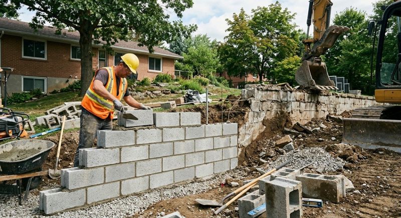 Masonry Wall Installation in Boston, MA