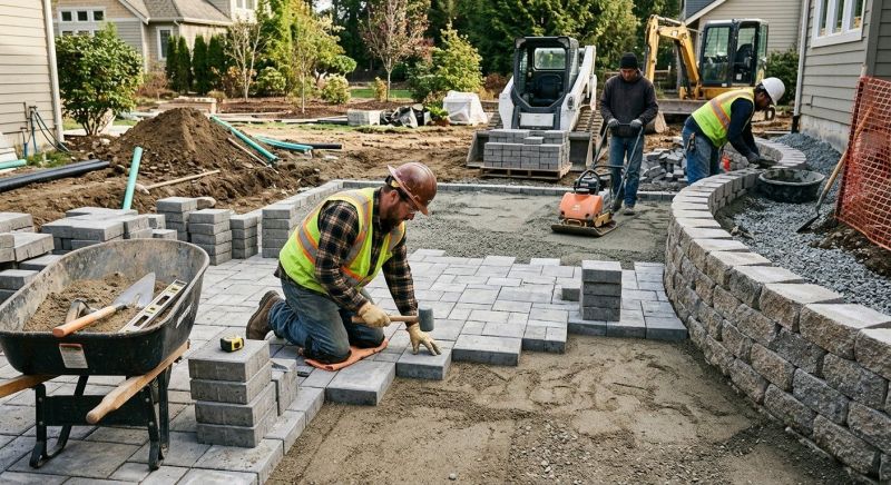 Patio Pavers Construction in Boston, MA